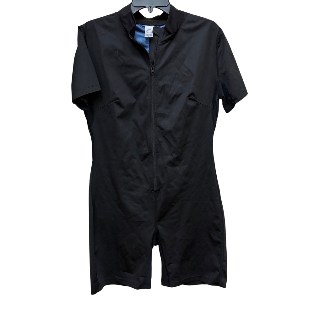 Sauna Suit Romper Women XL Black Excellent Heat Trapping Sweat Suit